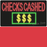 Affordable LED L2000 Checks Cashed LED Sign, 12